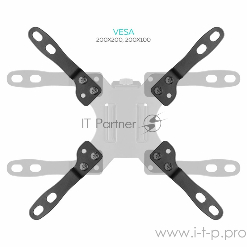 Кронштейн-адаптер для мониторов Onkron A2G черный макс.1.8кг настольный