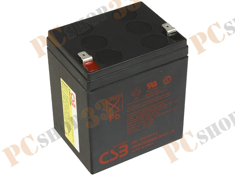 Батарея аккумуляторная CSB HR1221W F2 12В 5.0А*ч