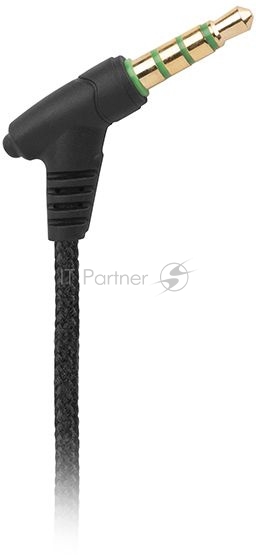 Гарнитура вкладыши Sven E-400M 1.2м черный проводные в ушной раковине