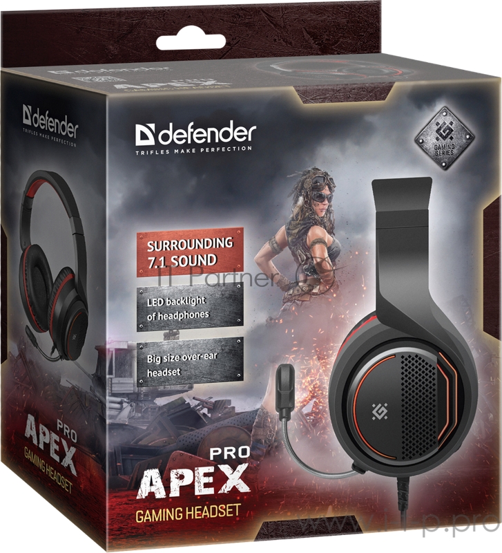 Гарнитура GAMING APEX PRO 64526 DEFENDER