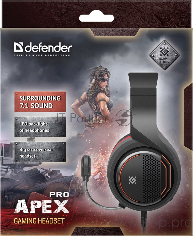 Гарнитура GAMING APEX PRO 64526 DEFENDER