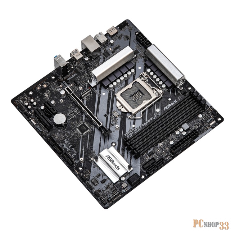 Материнская плата Z590 S1200 MATX Z590M PHANTOM GAMING 4 ASROCK