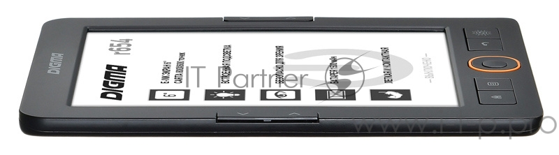 Электронная книга Digma R654 6 E-Ink Carta 800x600 600MHz/4Gb/microSDHC/подсветка дисплея графит