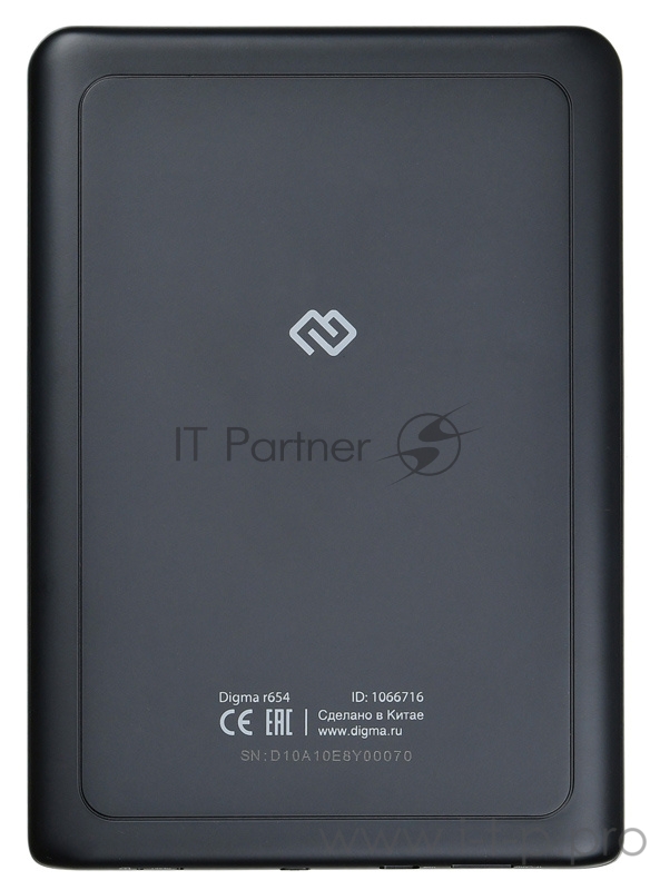 Электронная книга Digma R654 6 E-Ink Carta 800x600 600MHz/4Gb/microSDHC/подсветка дисплея графит