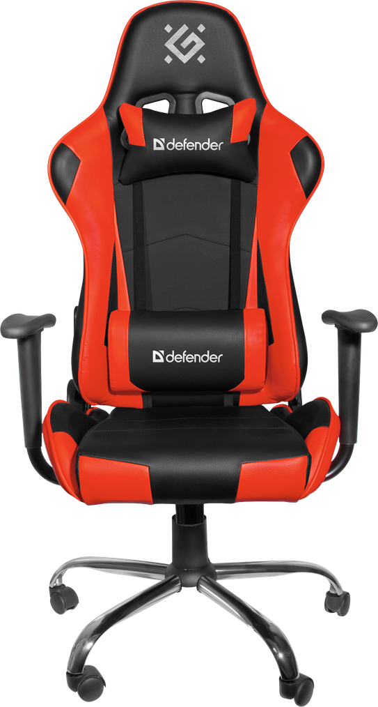 Игровое кресло DEFENDER Azgard Черный/Красный, полиуретан, 60мм