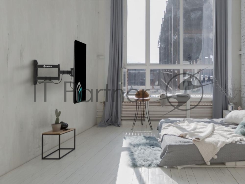 ТВ кронштейн /17-43 NP25 BLACK ONKRON