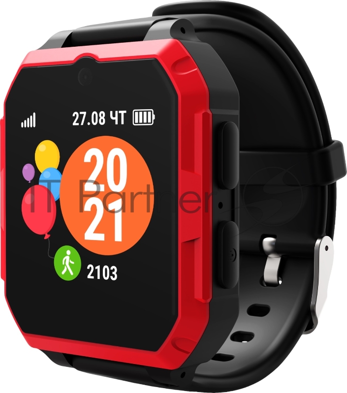 Умные часы ULTRA BLACK/RED G-W15BLKR GEOZON