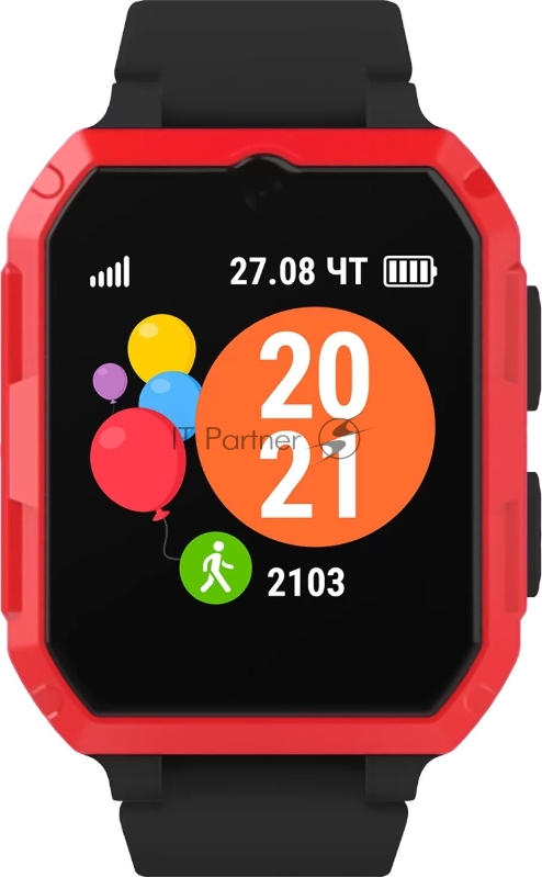 Умные часы ULTRA BLACK/RED G-W15BLKR GEOZON