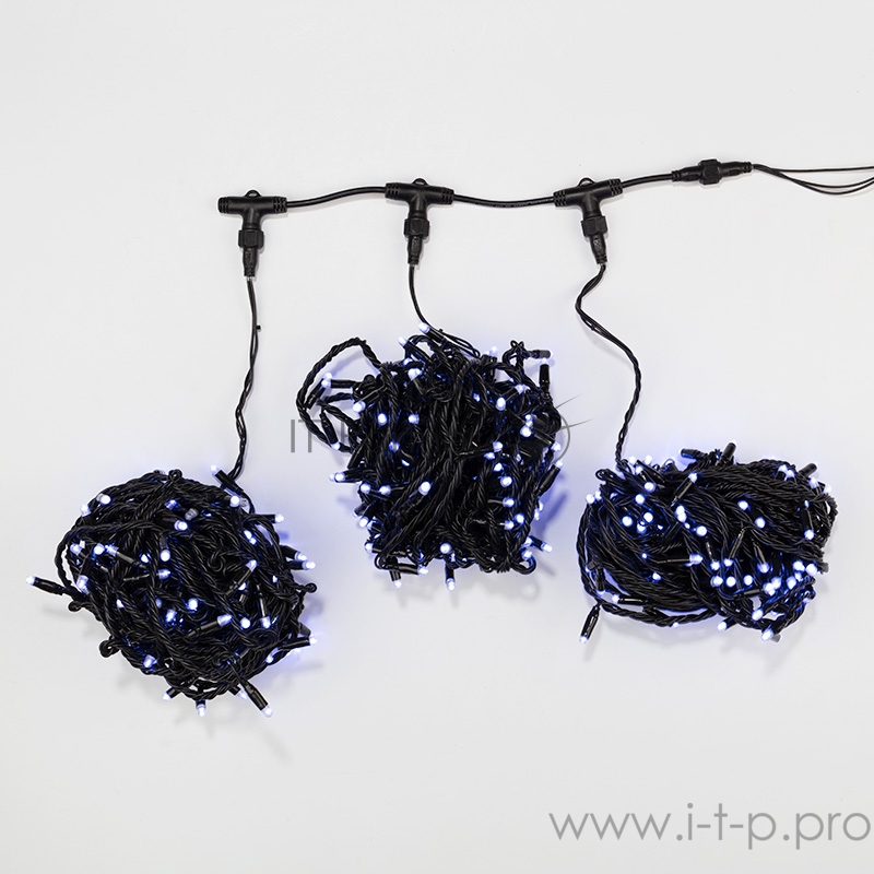 Гирлянда LED ClipLight 24V, 3 нити по 10 метров, цвет диодов Белый