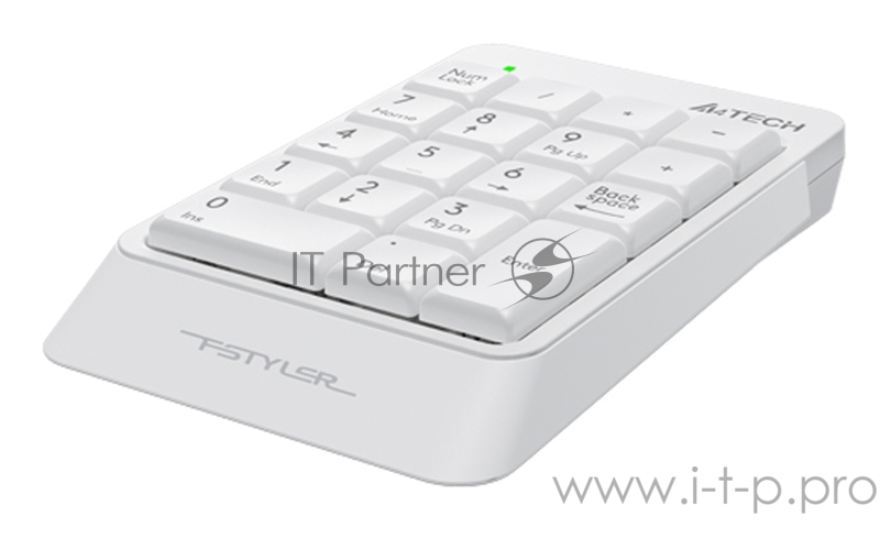Числовой блок A4 Fstyler FK13P белый USB slim для ноутбука