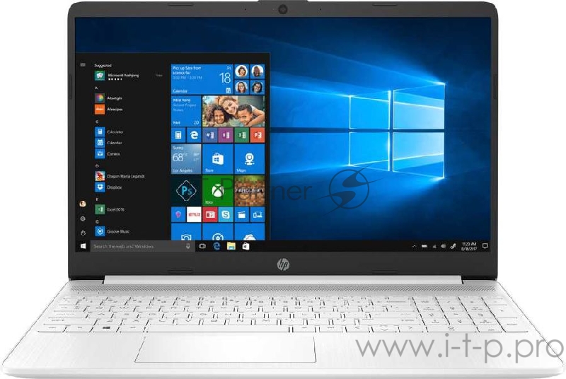 Ноутбук HP 15s-fq1087ur Intel Core i3-1005G1/8GB/256GB SSD/noODD/15.6 FHD/Intel UHD/Win10/white
