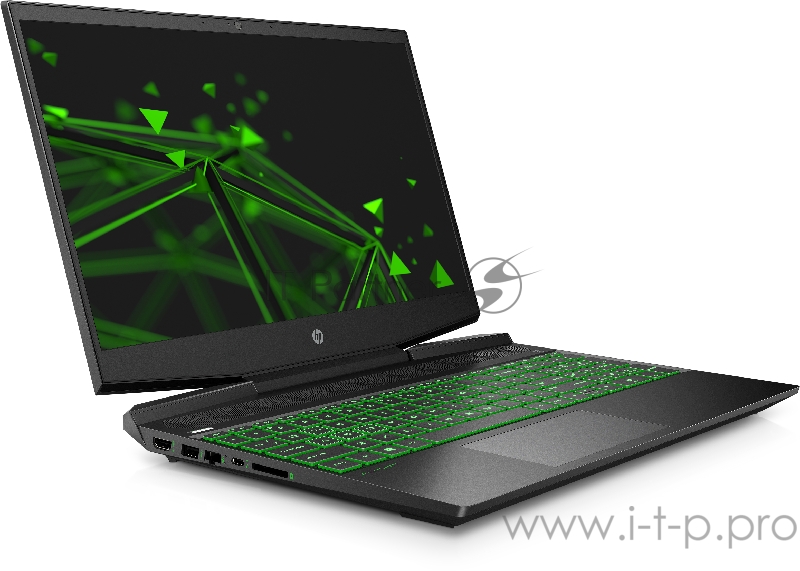 Ноутбук HP Pavilion Gaming 15-dk1065ur <2X0R4EA> i5-10300H (2.5)/16G/512G SSD/15.6FHD AG IPS 144Hz/NV RTX2060 6G/noODD/DOS (ShadowBlack w/ Acid green pattern)