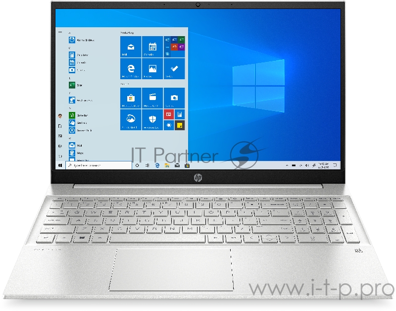 Ноутбук 15.6 IPS FHD HP Pavilion 15-eg0066ur silver (Core i5 1135G7/8Gb/512Gb SSD/noDVD/MX350 2Gb/W10) (2X2U3EA)