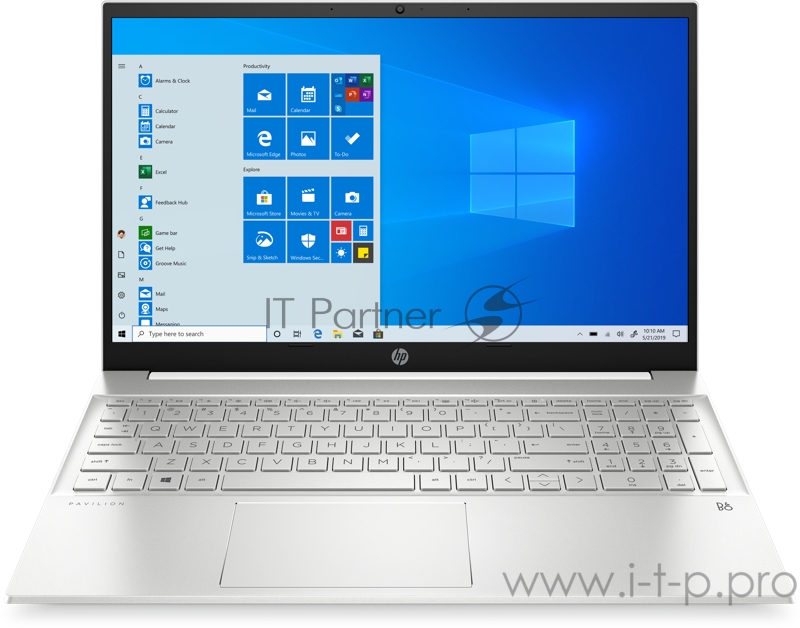 Ноутбук 15.6 IPS FHD HP Pavilion 15-eh0003ur ceramic white (AMD Ryzen 3 4300U/4Gb/256Gb SSD/noDVD/VGA int/W10) (281A3EA)