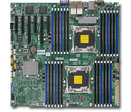 Материнская Плата SuperMicro MBD-X10DRI-B Soc-2011 iC612 eATX 16xDDR4 10xSATA3 SATA RAID iI350 2хGgbEth bulk