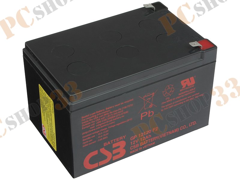 Батарея аккумуляторная CSB GP 12120 F2 12В 12.0А*ч