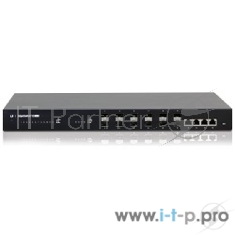 Сетевое оборудование UBIQUITI ES-12F Управляемый коммутатор в стойку, 12х SFP, 4х Gigabit RJ45