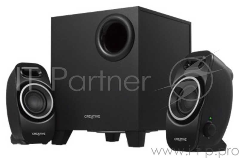Колонки Creative A250 2.1 черный 9Вт (51MF0420AA000)