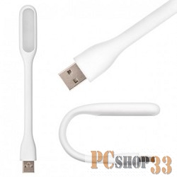 Фонари Perfeo Светодиодный гибкий USB фонарик PF-LU-001 White, 4 светодиода, белый