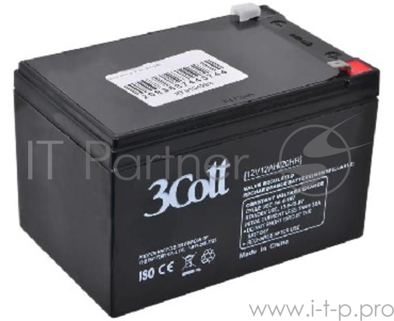 батареи 3Cott Аккумулятор 12V12Ah {0104363}
