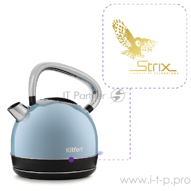 Чайник Kitfort КТ-696-2 голубой