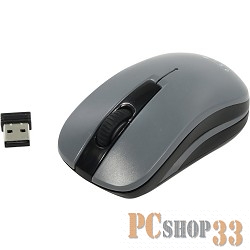 Мышь Oklick 445MW черный/серый оптическая (1200dpi) беспроводная USB (3but) 945814