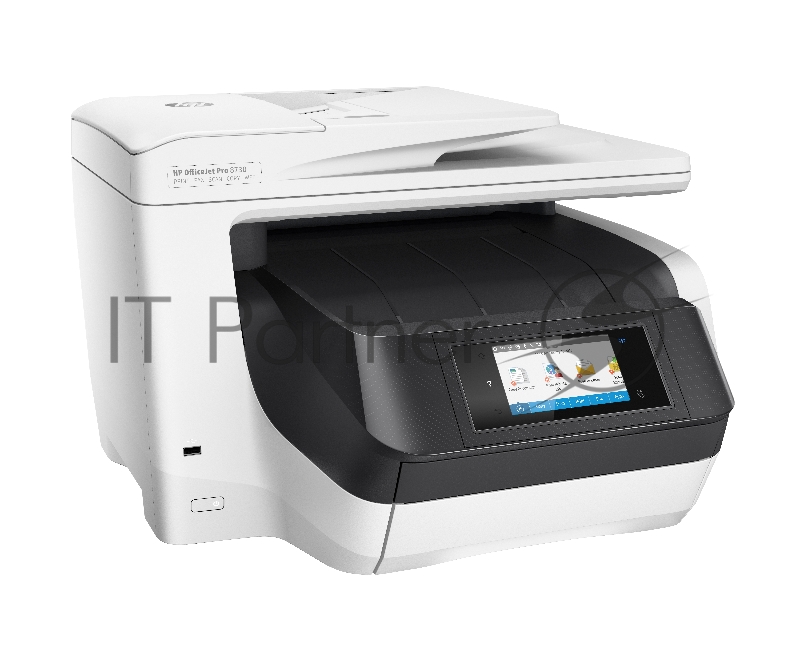 МФУ струйный HP OfficeJet Pro 8730 e-AiO (D9L20A) A4 Duplex WiFi USB RJ-45 белый