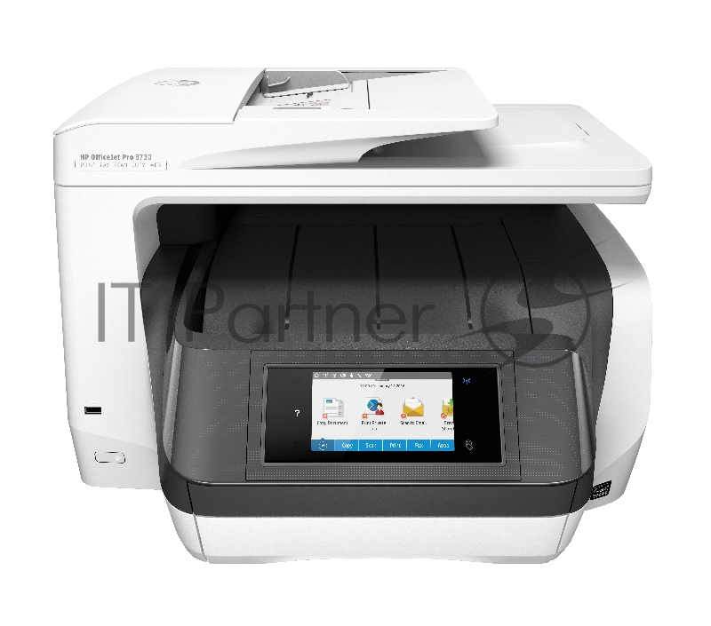 МФУ струйный HP OfficeJet Pro 8730 e-AiO (D9L20A) A4 Duplex WiFi USB RJ-45 белый