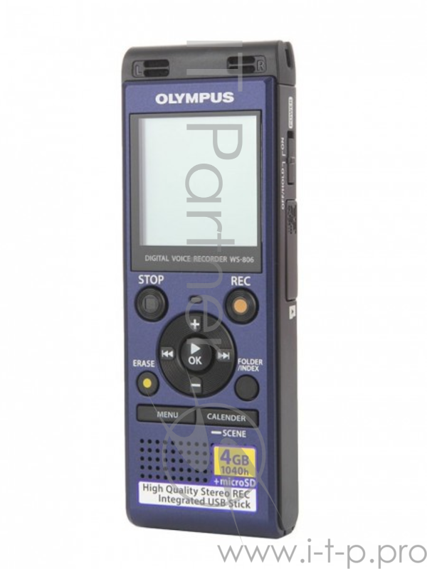 Диктофон OLYMPUS WS-806 4Gb Dark Blue Диктофон Цифровой