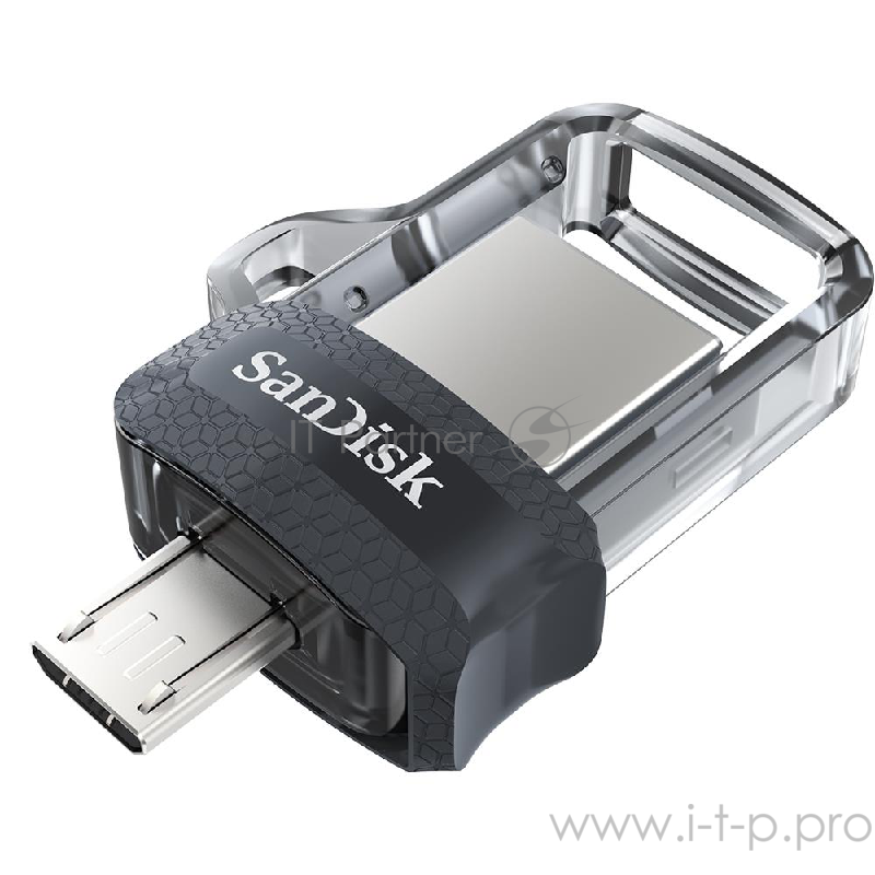 носитель информации SanDisk USB Drive 64Gb Ultra Dual SDDD3-064G-G46 {USB3.0, Black}