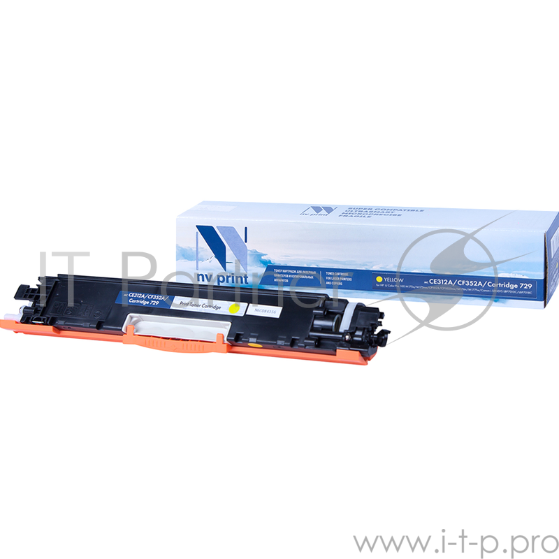 Картридж NVPrint совместимый HP CE312A/CF352A/Canon 729 Yellow для LaserJet Color Pro 100 M175a/M175nw/CP1025/CP1025nw/M i-SENSYS LBP7010C/LBP7018С (1000k)