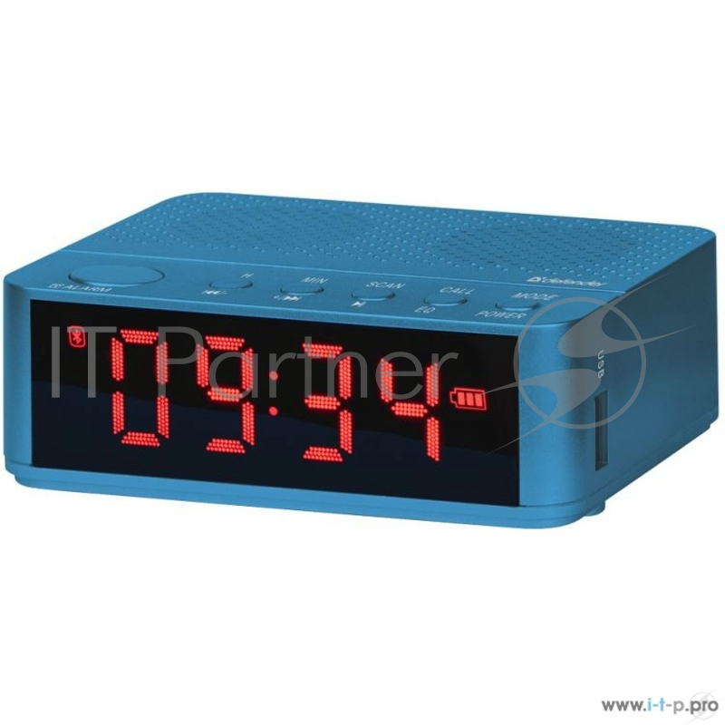 Колонки Defender Enjoy M800 синий, 3Вт, BT/Alarm/FM/USB