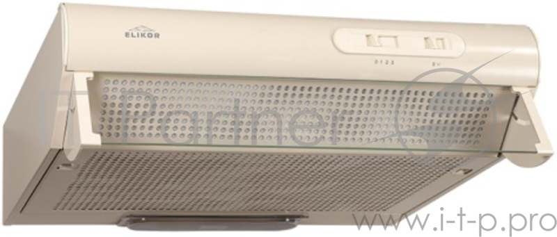 Вытяжка козырьковая Elikor Europa 50П-290-П3Л белый управление: ползунковое (1 мотор)