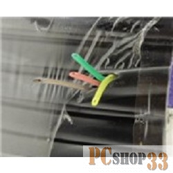 Кабель 5bites TEL4615-100S-BK Кабель телефонный (ШТЛП-4) STRANDED / 2PAIRS / CCS / FLAT / BLACK / 100М