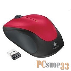 Мышь 910-002496/910-002497 Logitech Wireless Mouse M235 red USB