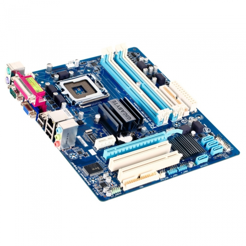 Материнская плата Gigabyte GA-G41M-COMBO-GQ, Socket 775, Intel®G41+ICH7, 2xDDR3-1066+2xDDR2-1066, D-SUB, 1xPCI-Ex16, 1xPCI-Ex1, 2xPCI, 4xSATA2, 1xIDE, 6 Ch Audio, GLan, (4+4)xUSB2.0, COM, LPT, 2xPS/2, mATX, BOX