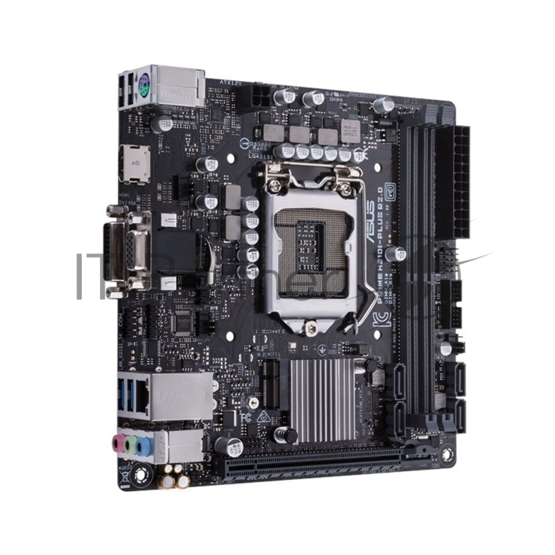 Материнская плата Asus PRIME H310I-PLUS R2.0 Soc-1151v2 Intel H310C 2xDDR4 mini-ITX AC`97 8ch(7.1) GbLAN+VGA+DVI+HDMI
