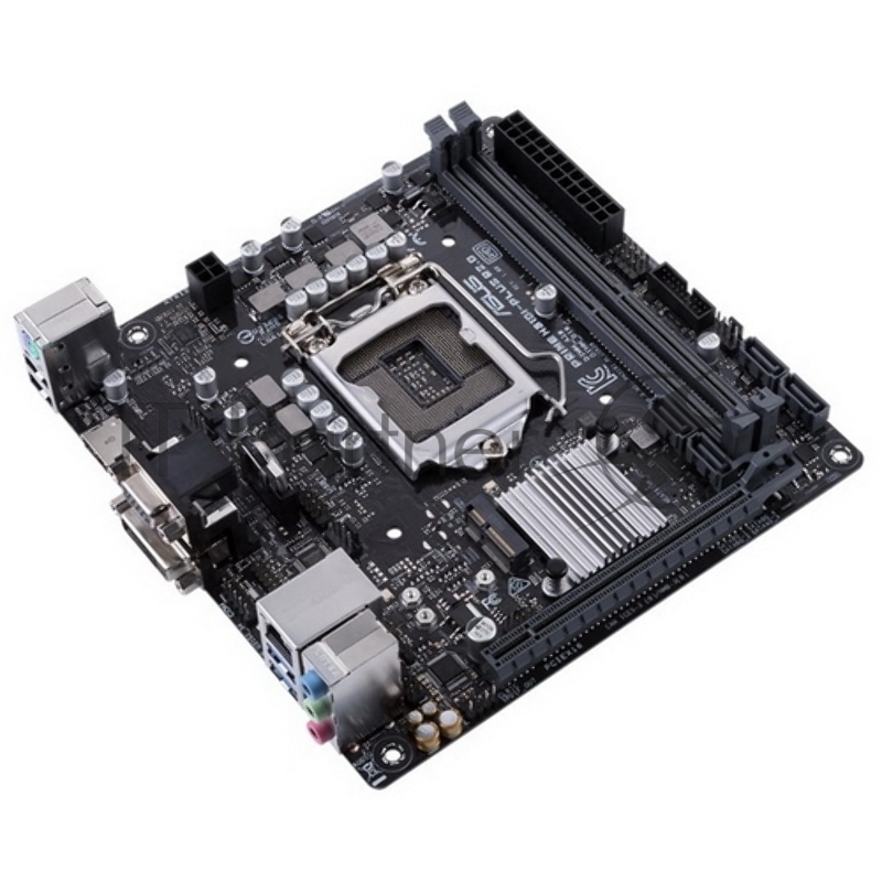 Материнская плата Asus PRIME H310I-PLUS R2.0 Soc-1151v2 Intel H310C 2xDDR4 mini-ITX AC`97 8ch(7.1) GbLAN+VGA+DVI+HDMI
