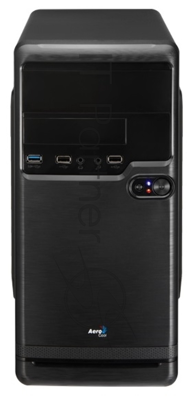 Корпус Aerocool Qs-182 черный без БП mATX 2x120mm 2xUSB2.0 1xUSB3.0 audio