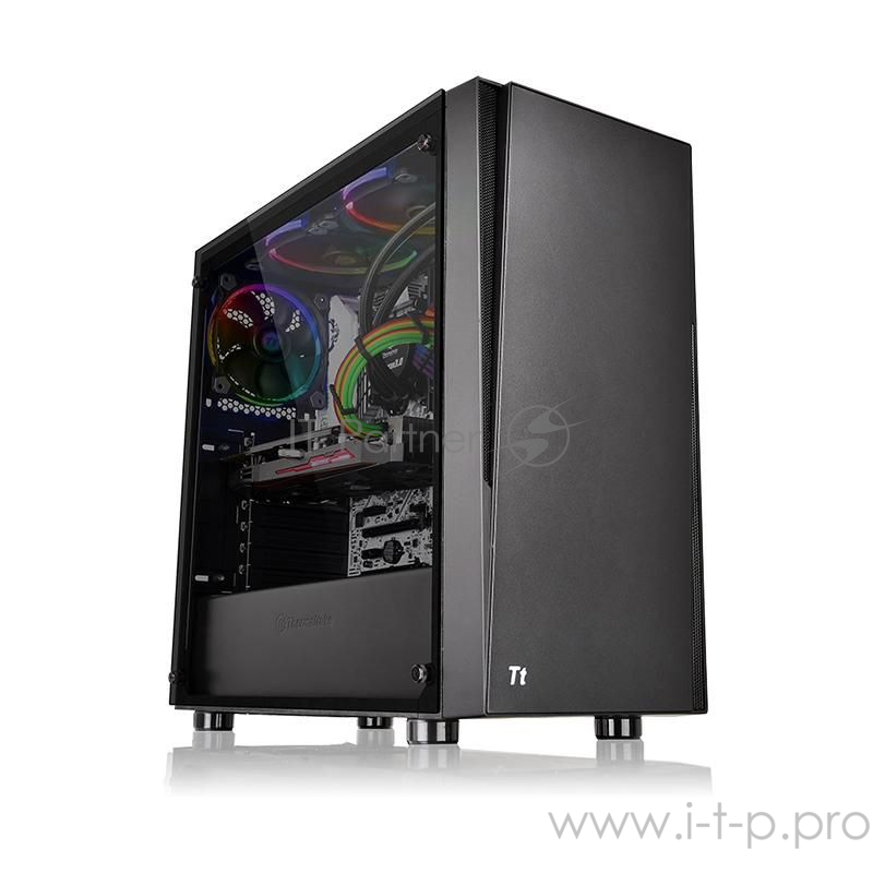 Корпус Versa J21 TG CA-1K1-00M1WN-00 /Black/Win/SPCC/Tempered Glass*1 (872011)