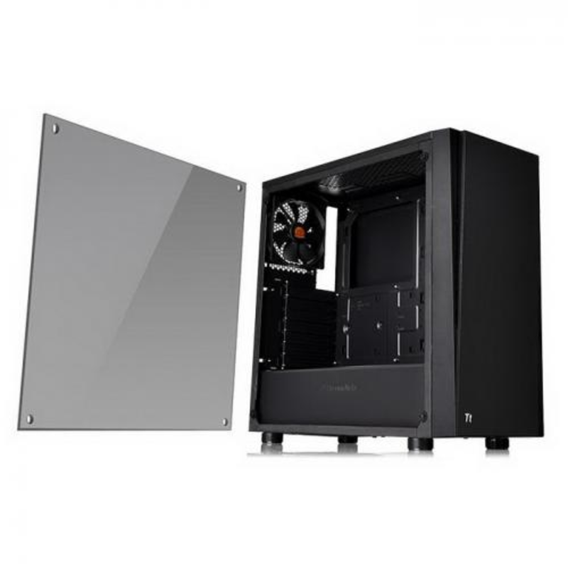 Корпус Versa J21 TG CA-1K1-00M1WN-00 /Black/Win/SPCC/Tempered Glass*1 (872011)