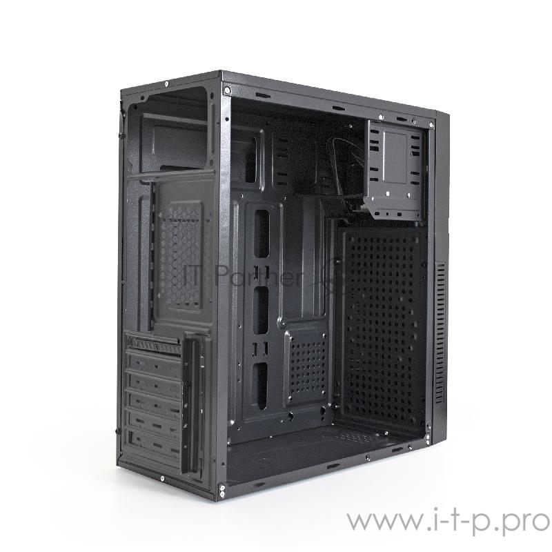 Корпус Miditower ExeGate EX286442RUS AA-329 (ATX, без БП, 2*USB, HD аудио, черный)
