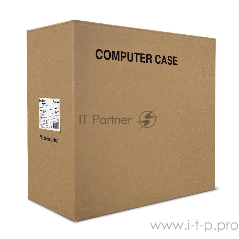 Корпус Miditower ExeGate EX286442RUS AA-329 (ATX, без БП, 2*USB, HD аудио, черный)
