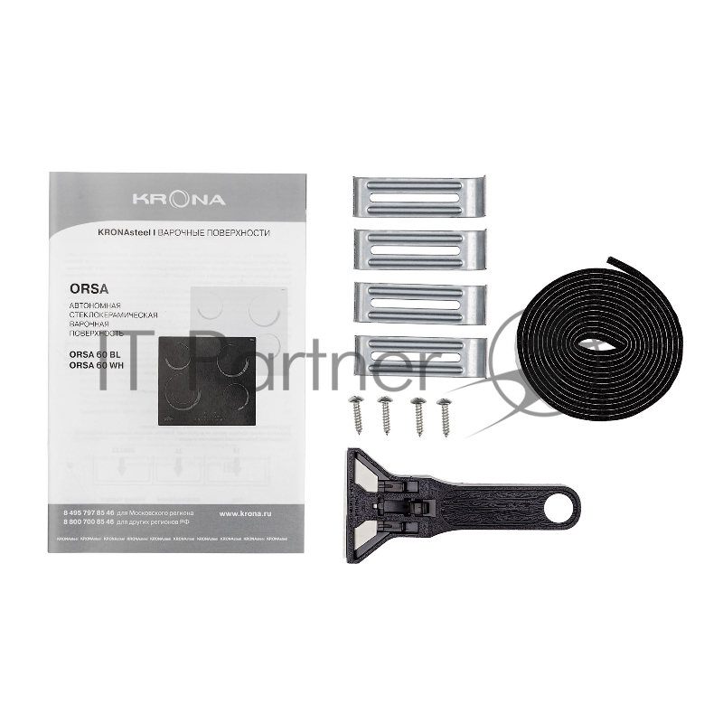 Электрическая варочная поверхность KRONA ORSA 60 WH Цвет:Белый Материалы:Металл/стекло Панель конфорок:стеклокерамика Тип поверхности:независима¤ электрическа¤ Расположение управления:спереди Управление:сенсорное (слайдерное) Количество конфорок:4 Ко