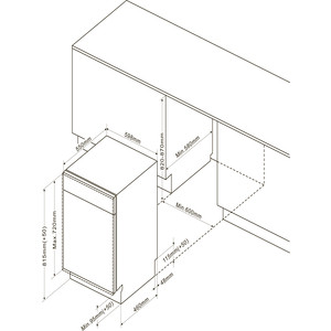 Посудомоечная машина HANSA ZIM676H