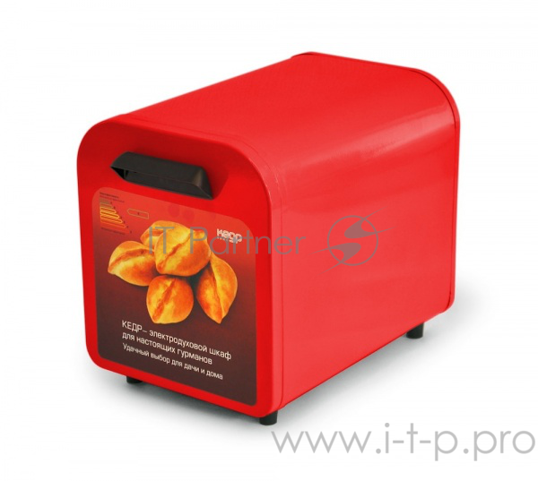 Жарочный шкаф Кедр ШЖ-0,625/220 (красный, мощность 625Вт., внутренний объем 10л. Вес 7кг. Время разогрева до 250 град. С: не более 20мин. Внутр. разме