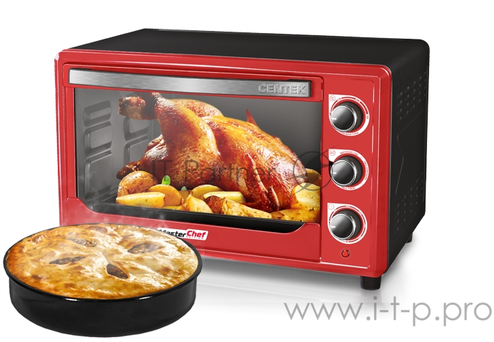 Мини-печь Centek CT-1538-50 Red Promo