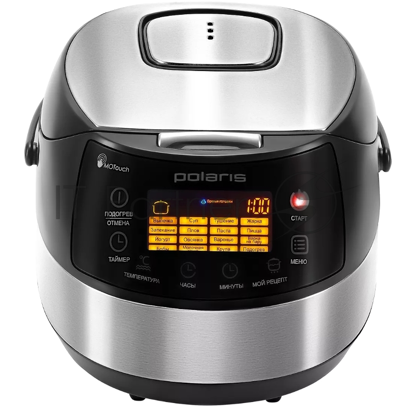 Мультиварка Polaris PMC 0517 AD (черный, 5л, 860Вт, 16 программ, электронное управление)