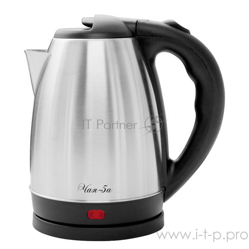Чайник электрический Великие Реки Чая-5А 1500 Вт, 1,8 л, цвет серый, нержавеющая сталь