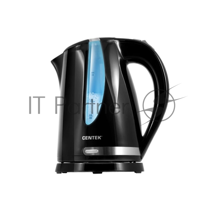 Чайник Centek CT-0040 Black 1.8л, 2200Вт, открывание кнопкой, внутренняя подсветка